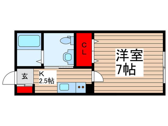 クレスト東村山の物件間取画像