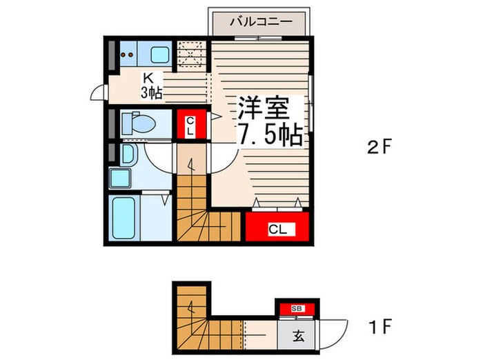 ピヴォワーヌの物件間取画像