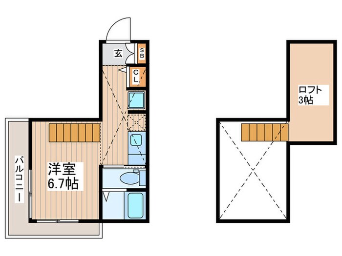 カラスヤマベースの物件間取画像