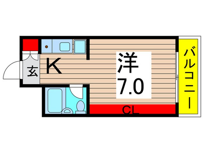 エルスタンザ亀有の物件間取画像