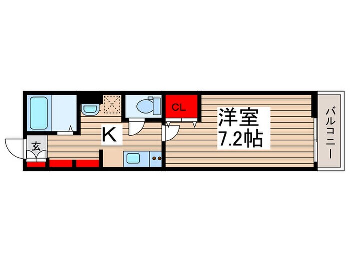 エクセラン馬橋ｗｅｓｔの物件間取画像