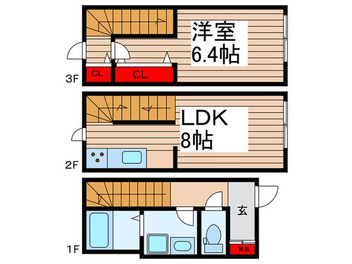 ＭＯＫ　ＴＥＲＲＡＣＥ新松戸の物件間取画像
