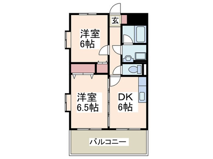 グランドパーシモンⅡの物件間取画像