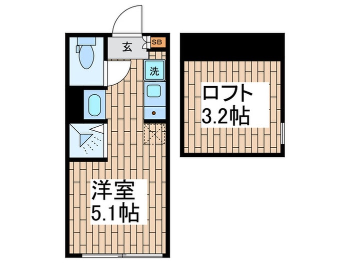 ブッパラミライの物件間取画像