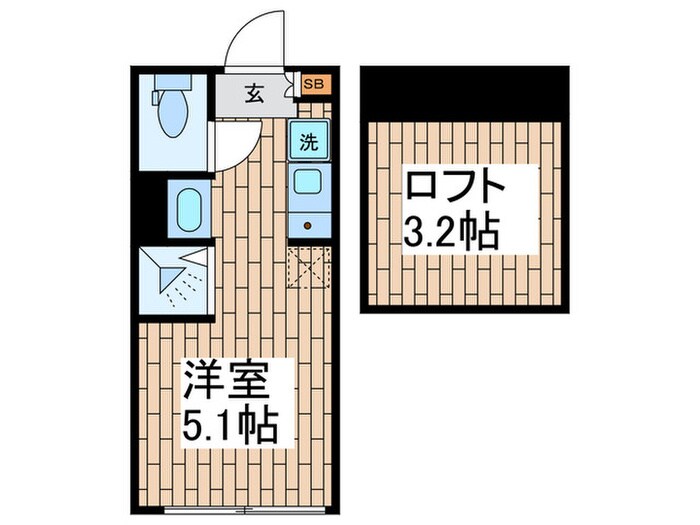 ブッパラミライの物件間取画像