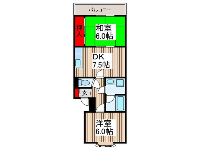 アーバン宮前の物件間取画像