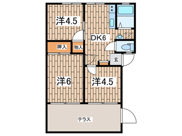 サンライズ葉山の物件間取画像
