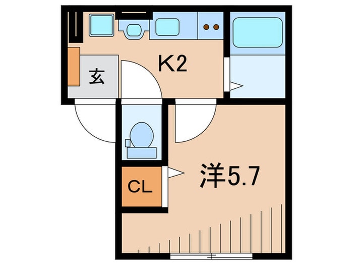 ベネボレンス立川の物件間取画像