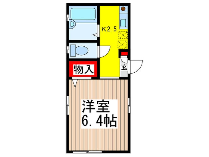 シティ東７番館の物件間取画像