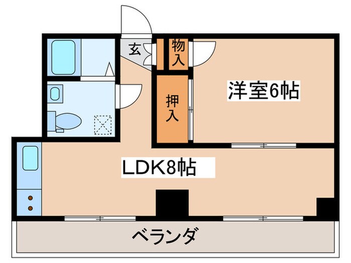 ニューハイム久が原(202)の物件間取画像