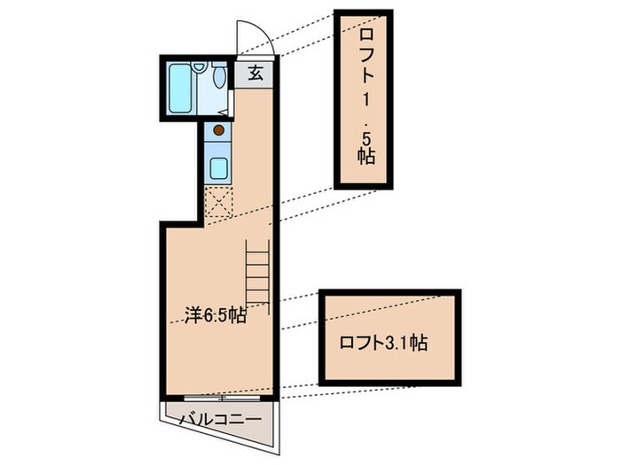 インベスト東大井の物件間取画像