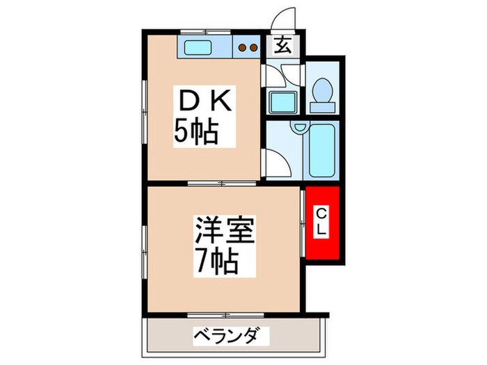 ＳＴハイムクニタチの物件間取画像