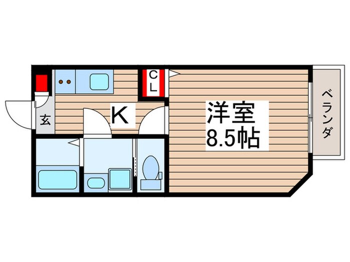 ＴＯＩＶＥ馬橋の物件間取画像
