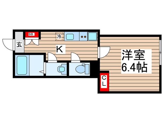 カインドネス新船橋の物件間取画像