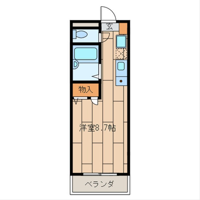 第６宮田ビルの物件間取画像