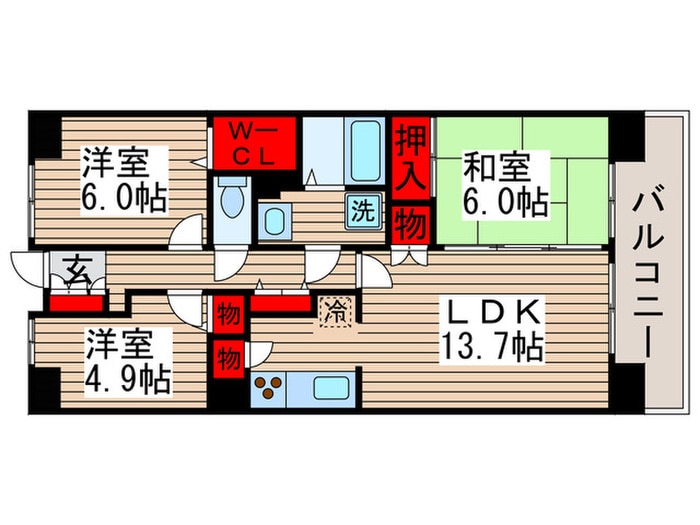 白井ロジュマンの物件間取画像