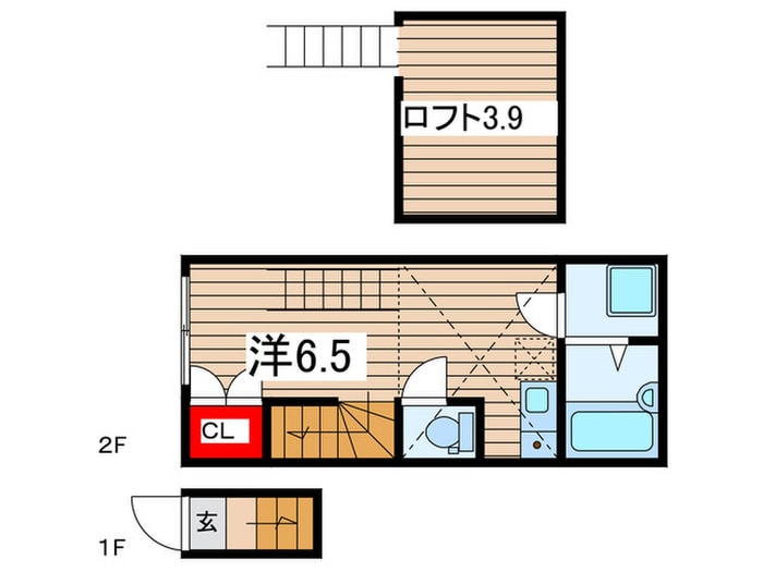 ルシエル江戸川の物件間取画像