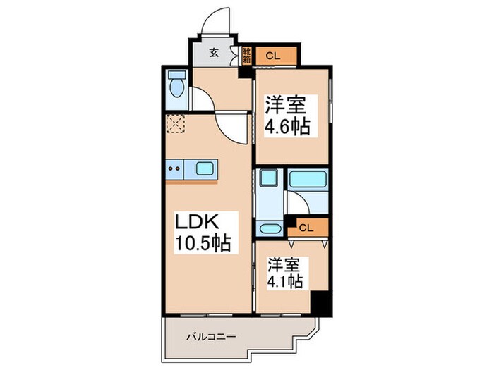 RELUXIA新御徒町の物件間取画像