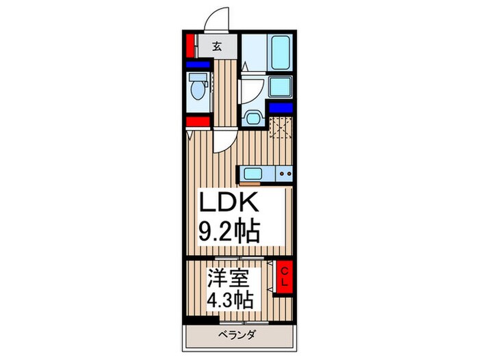 リーブルファイン上戸田の物件間取画像