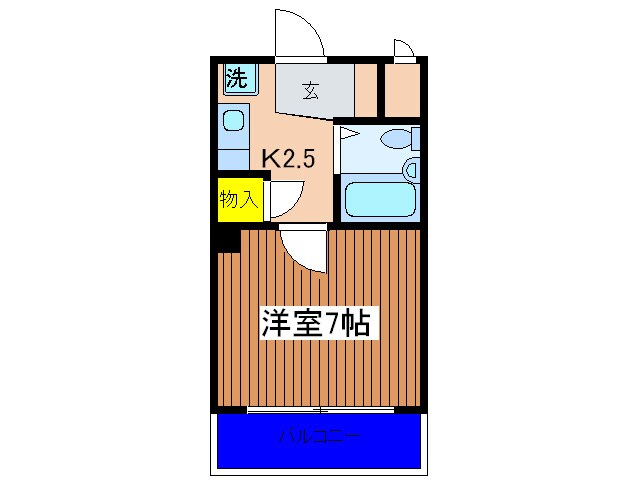 サンパルセの物件間取画像