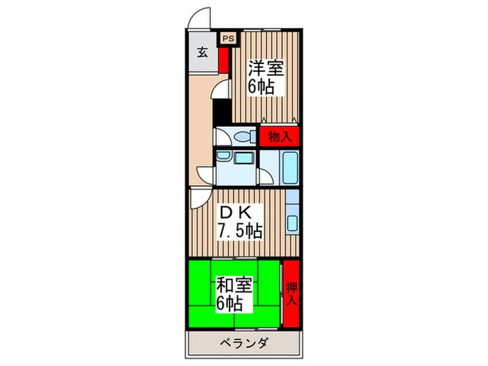 物件間取画像