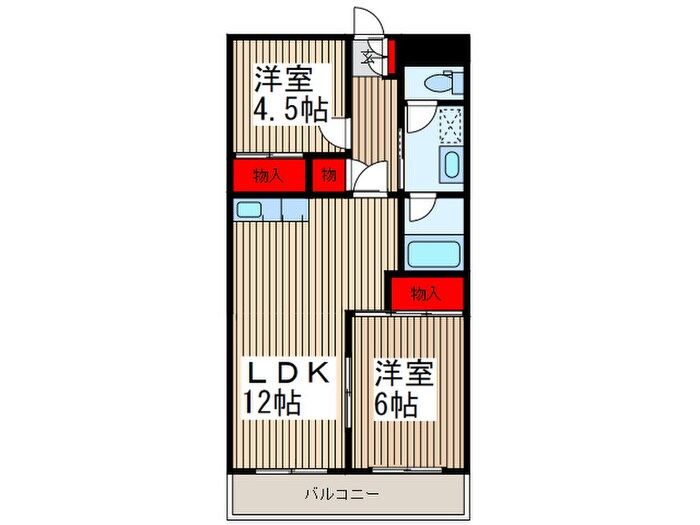 渋谷コ－ト３号館の物件間取画像