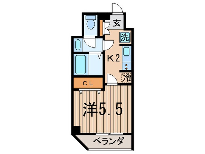 リュシアン大崎の物件間取画像