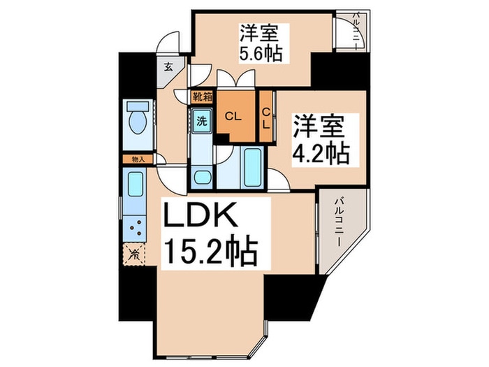 Ｖ－ｓｔｙｌｅ入谷の物件間取画像