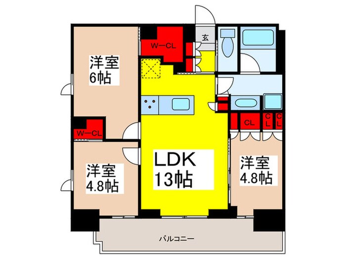 ルフォンプログレ上野御徒町の物件間取画像