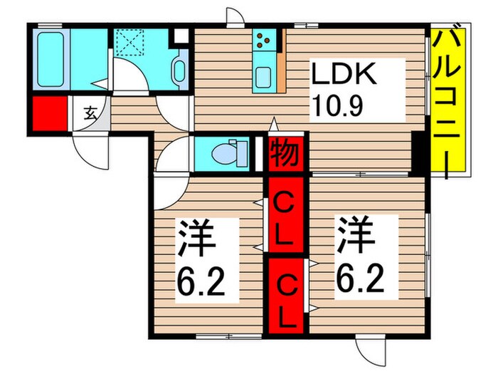 La Fioreの物件間取画像