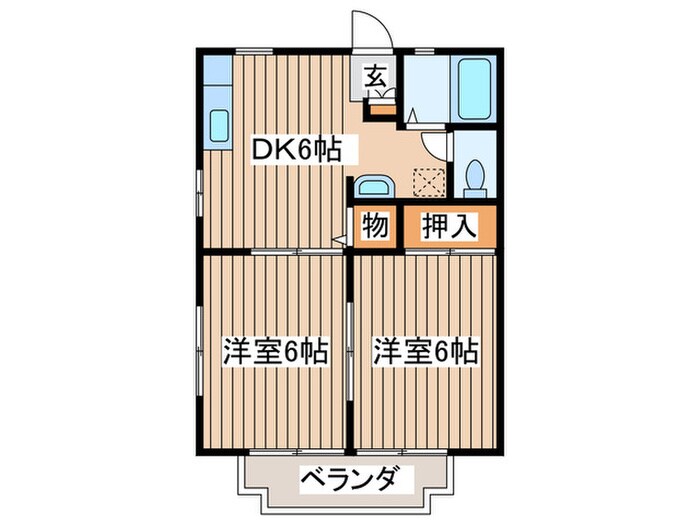 グリムハイツの物件間取画像