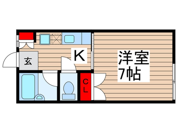 フクシンＡ棟の物件間取画像