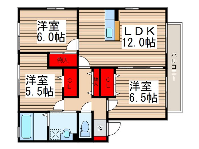 クリスタル　エトワールの物件間取画像