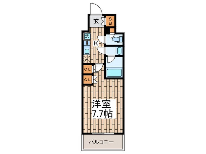 ルフォンブランシェ品川南大井の物件間取画像