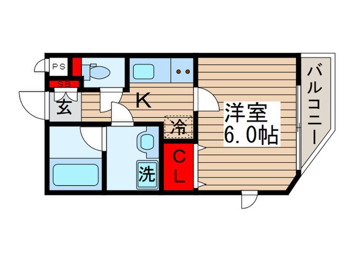 グリシーヌ新田の物件間取画像