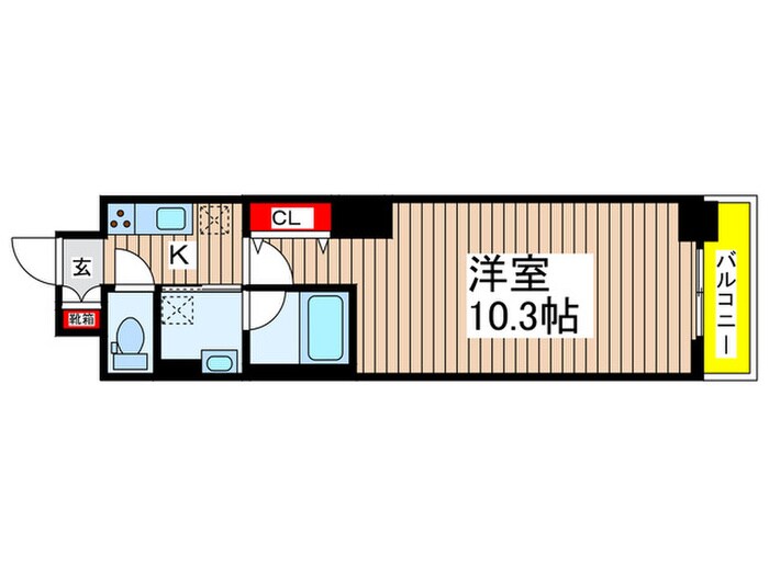 アロー東海神３７番館の物件間取画像