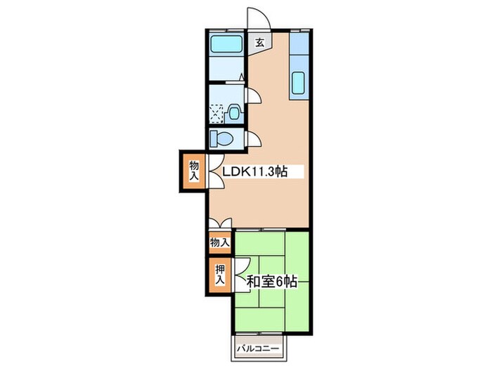 サンサーラ湘南の物件間取画像