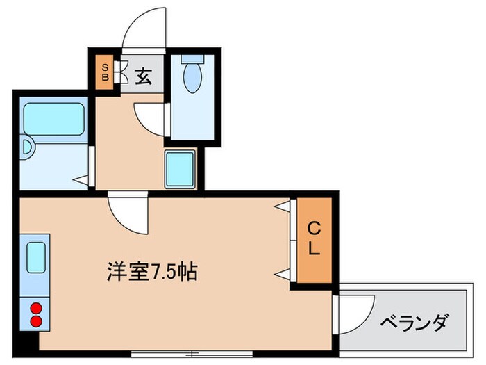 クレスト北町イ－ストの物件間取画像