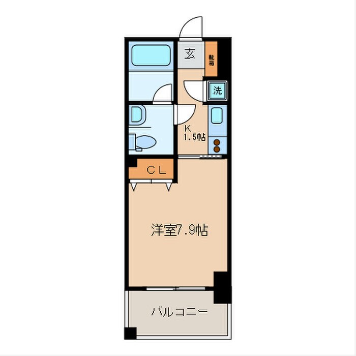 コンフォート武蔵野の物件間取画像