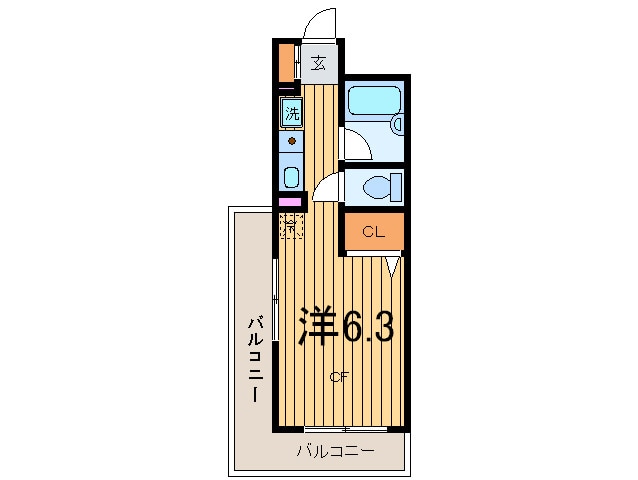 ＦＲＥＳＣＯ　ＶＩＳＴＡの物件間取画像