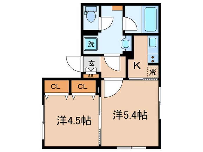 コンポジット大森の物件間取画像