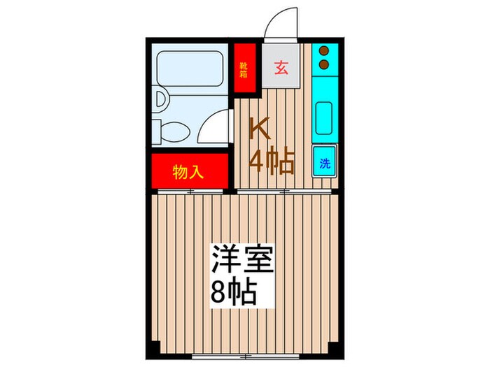 光央ハイツ２の物件間取画像