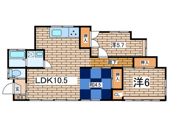 釜利谷東Hillsの物件間取画像