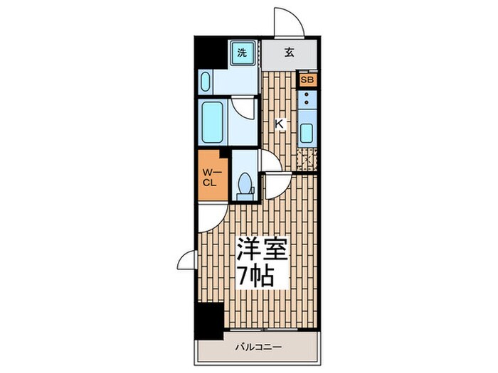 ラグゼナ平和島の物件間取画像