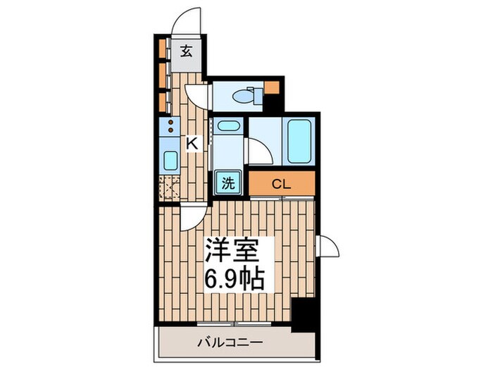 ラグゼナ平和島の物件間取画像