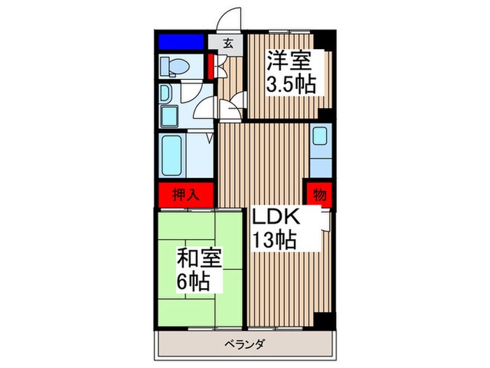 物件間取画像