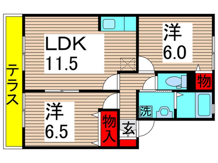 ヴィラ・コ－トの物件間取画像