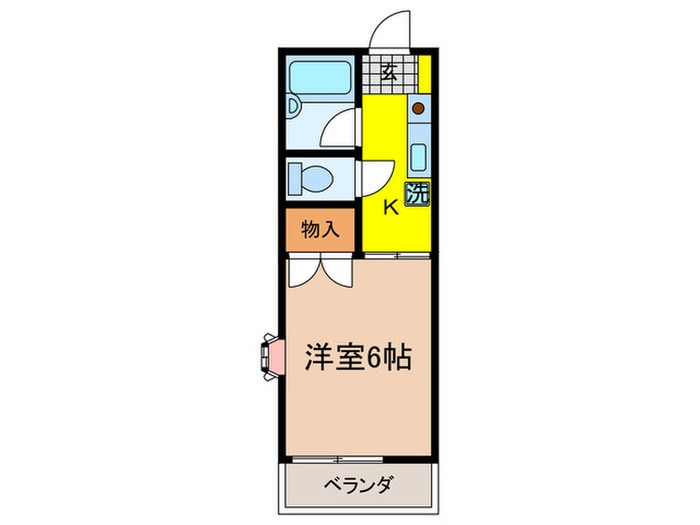 宮沢ハイムＡの物件間取画像