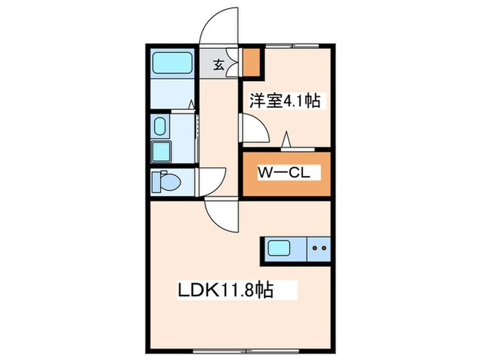 カーム一宮の物件間取画像