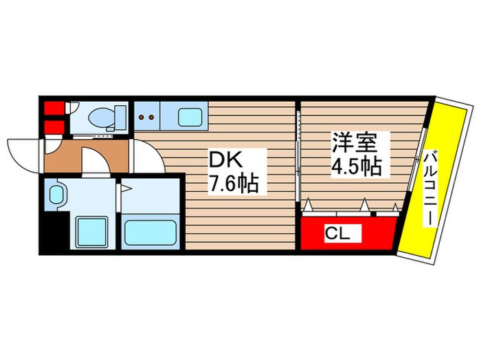 Ｖｉｓｔａ稲毛の物件間取画像